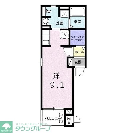 ベル パフィオの物件間取画像